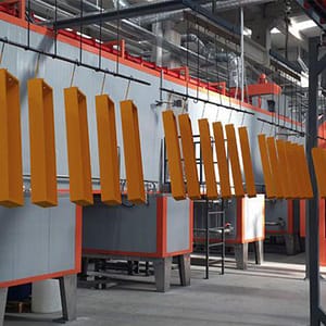 رنگ الکترواستاتیک (کوره ای)